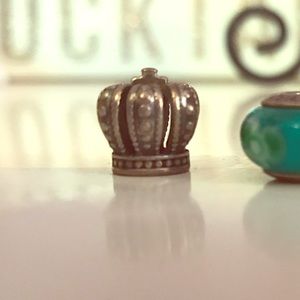 ROYAL CROWN CHARM STERLING SILVER
